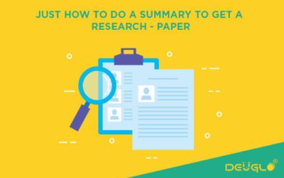 Just how to Do a Summary to get a Research Paper